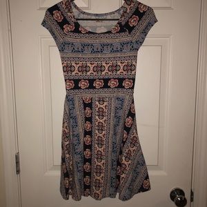 Hollister floral skater dress